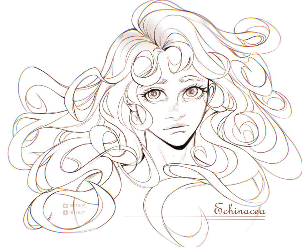 Sketch portrait | OC belongs to @bluebluebutton (twt)